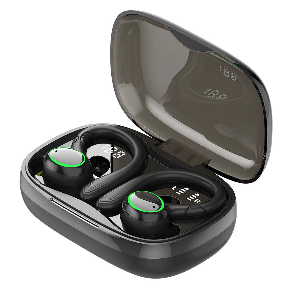 i25 Ear-Hook Earphone Bluetooth 5.3 Sports Music Wireless Touch Earbud with Digital Display Charging Case i25 Ear-Hook Earphone Bluetooth 5.3 Sports Music Wireless Touch Earbud with Digital Display Charging Case